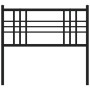 Black metal headboard 100 cm by vidaXL, Headboards and footboards - Ref: Foro24-376353, Price: 27,43 €, Discount: %