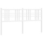 Cabecero de metal blanco 160 cm de vidaXL, Cabeceros y pies de cama - Ref: Foro24-376408, Precio: 92,81 €, Descuento: %