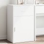 White engineered wood storage cabinet 56.5x39x90 cm by vidaXL, Lockers and storage cabinets - Ref: Foro24-840709, Price: 71,5...