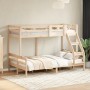 Solid pine wood bunk bed 90x200/120x200 cm by vidaXL, Beds and slatted bases - Ref: Foro24-3207185, Price: 336,60 €, Discount: %