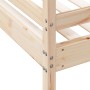 Solid pine wood bunk bed 90x200/120x200 cm by vidaXL, Beds and slatted bases - Ref: Foro24-3207185, Price: 336,60 €, Discount: %