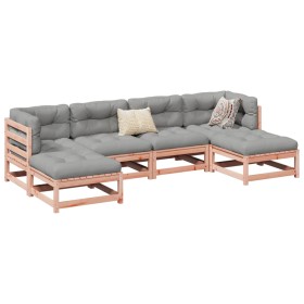 Gartensofa-Set 6-teilig aus massivem Douglasienholz von vidaXL, Gartensets - Ref: Foro24-3299565, Preis: 326,99 €, Rabatt: %