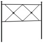 Black metal headboard 100 cm by vidaXL, Headboards and footboards - Ref: Foro24-376531, Price: 35,99 €, Discount: %