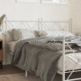 Cabecero de metal blanco 160 cm de vidaXL, Cabeceros y pies de cama - Ref: Foro24-376586, Precio: 47,25 €, Descuento: %