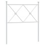 Cabecero de metal blanco 80 cm de vidaXL, Cabeceros y pies de cama - Ref: Foro24-376578, Precio: 34,29 €, Descuento: %