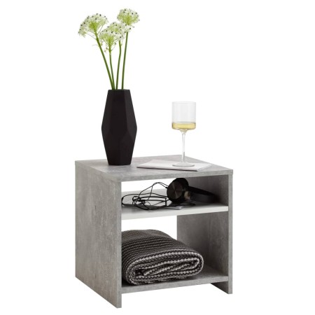 FMD Coffee table with concrete gray and white shelf by FMD, Coffee table - Ref: Foro24-428748, Price: 54,32 €, Discount: %