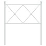 Cabecero de metal blanco 80 cm de vidaXL, Cabeceros y pies de cama - Ref: Foro24-376578, Precio: 34,29 €, Descuento: %