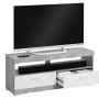 FMD Soporte para TV/equipo de música gris hormigón y blanco brillante de FMD, Muebles TV - Ref: Foro24-428710, Precio: 235,99...