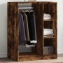 Armario de madera de ingeniería gris hormigón 77x48x102 cm de vidaXL, Organizadores de vestidores y perchas de barra - Ref: F...