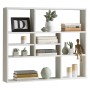 FMD Wall shelf with 9 compartments white by FMD, Shelves and shelves - Ref: Foro24-428760, Price: 117,08 €, Discount: %