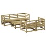 Gartensofa-Set 6-teilig aus imprägniertem Kiefernholz von vidaXL, Gartensets - Ref: Foro24-3299289, Preis: 344,80 €, Rabatt: %