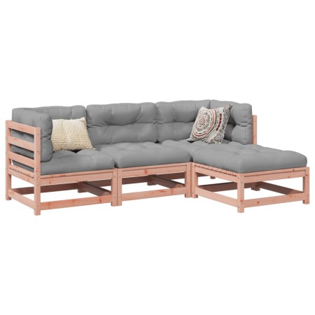 Garden sofa set 4 pieces solid Douglas fir wood by vidaXL, Garden sets - Ref: Foro24-3299379, Price: 219,99 €, Discount: %