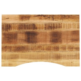 Curved desk top with rough mango wood 100x60x2.5 cm by vidaXL, Desk accessories and products - Ref: Foro24-370186, Price: 84,...