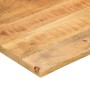 Gebogene Schreibtischplatte mit rauem Mangoholz 100x60x2,5 cm von vidaXL, Schreibtischzubehör und Produkte - Ref: Foro24-3701...