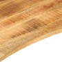 Gebogene Schreibtischplatte mit rauem Mangoholz 100x60x2,5 cm von vidaXL, Schreibtischzubehör und Produkte - Ref: Foro24-3701...