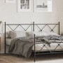 Cabecero de metal negro 180 cm de vidaXL, Cabeceros y pies de cama - Ref: Foro24-376538, Precio: 47,75 €, Descuento: %