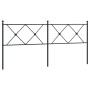 Cabecero de metal negro 180 cm de vidaXL, Cabeceros y pies de cama - Ref: Foro24-376538, Precio: 47,75 €, Descuento: %