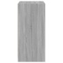 Armario de madera de ingeniería gris Sonoma 48x41x102 cm de vidaXL, Organizadores de vestidores y perchas de barra - Ref: For...