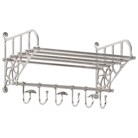 Luggage rack with aluminum wall hangers by vidaXL, Hat and coat racks - Ref: Foro24-357832, Price: 106,43 €, Discount: %