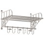 Luggage rack with aluminum wall hangers by vidaXL, Hat and coat racks - Ref: Foro24-357832, Price: 106,43 €, Discount: %