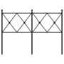 Cabecero de metal negro 120 cm de vidaXL, Cabeceros y pies de cama - Ref: Foro24-376533, Precio: 43,75 €, Descuento: %