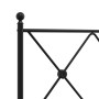 Cabecero de metal negro 120 cm de vidaXL, Cabeceros y pies de cama - Ref: Foro24-376533, Precio: 43,75 €, Descuento: %