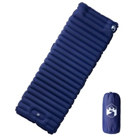 Self-inflating camping mattress with pillow 1 person blue by vidaXL, Air mattresses - Ref: Foro24-4007122, Price: 51,67 €, Di...