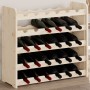 Botellero madera maciza de pino 67,5x25x60 cm de vidaXL, Botelleros - Ref: Foro24-4007557, Precio: 37,27 €, Descuento: %