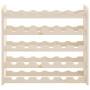 Solid pine wood bottle rack 67.5x25x60 cm by vidaXL, Wine racks - Ref: Foro24-4007557, Price: 40,84 €, Discount: %