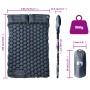 Self-inflating camping mattress with pillows for 2 people gray by vidaXL, Air mattresses - Ref: Foro24-4007099, Price: 87,99 ...