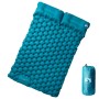 Colchón de camping autoinflable con almohadas 2 personas azul de vidaXL, Colchones de aire - Ref: Foro24-4007101, Precio: 78,...