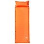 Self-inflating camping mattress with pillow 1 person orange by vidaXL, Air mattresses - Ref: Foro24-4007129, Price: 46,11 €, ...