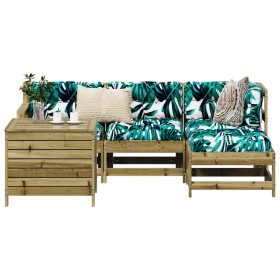 Garden sofa set 5 pieces impregnated pine wood by vidaXL, Garden sets - Ref: Foro24-3250503, Price: 309,99 €, Discount: %