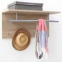 FMD Wall coat rack oak color 72x29.3x34.5 cm by FMD, Hat and coat racks - Ref: Foro24-428779, Price: 96,52 €, Discount: %