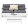 Garden sofa set 3 pieces solid white pine wood by vidaXL, Garden sets - Ref: Foro24-3250761, Price: 218,99 €, Discount: %