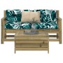 Garden sofa set 3 pieces impregnated pine wood by vidaXL, Garden sets - Ref: Foro24-3250763, Price: 196,12 €, Discount: %