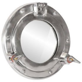 Aluminum and glass wall porthole mirror Ø23 cm by vidaXL, Mirrors - Ref: Foro24-357847, Price: 37,99 €, Discount: %