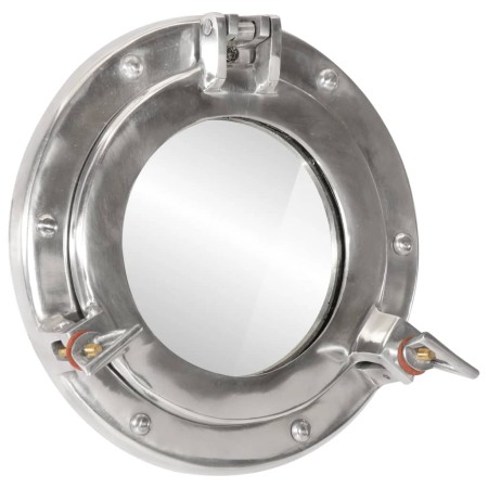 Aluminum and glass wall porthole mirror Ø23 cm by vidaXL, Mirrors - Ref: Foro24-357847, Price: 37,10 €, Discount: %