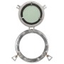 Aluminum and glass wall porthole mirror Ø23 cm by vidaXL, Mirrors - Ref: Foro24-357847, Price: 37,10 €, Discount: %