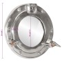 Aluminum and glass wall porthole mirror Ø23 cm by vidaXL, Mirrors - Ref: Foro24-357847, Price: 37,10 €, Discount: %