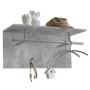 FMD Concrete gray wall coat rack 72x29.3x34.5 cm by FMD, Hat and coat racks - Ref: Foro24-428782, Price: 96,11 €, Discount: %