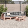 5-piece garden sofa set with Douglas fir wood cushions by vidaXL, Garden sets - Ref: Foro24-3299277, Price: 451,03 €, Discoun...