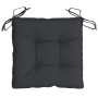 Cojines de silla de jardín 4 uds tela Oxford negro 40x40x7 cm de vidaXL, Cojines para sillas y sofás - Ref: Foro24-361472, Pr...