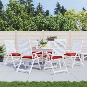 Gartenstuhlkissen 6 Stück Oxford-Stoff rot 40x40x7 cm von vidaXL, Kissen für Stühle und Sofas - Ref: Foro24-361470, Preis: 51...