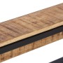 Solid rough mango wood coat rack 87x10x27 cm by vidaXL, Hat and coat racks - Ref: Foro24-358920, Price: 52,25 €, Discount: %