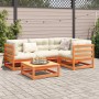 Garden sofa set 5 pieces solid pine wood wax brown by vidaXL, Garden sets - Ref: Foro24-3299420, Price: 313,99 €, Discount: %