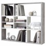 FMD Wall shelf with 9 compartments concrete gray by FMD, Shelves and shelves - Ref: Foro24-428758, Price: 123,38 €, Discount: %