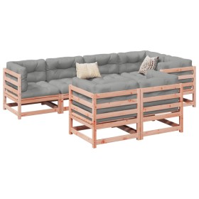 7-teiliges Gartensofa-Set mit Kissen aus Douglasienholz von vidaXL, Gartensets - Ref: Foro24-3299495, Preis: 734,75 €, Rabatt: %