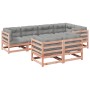 7-piece garden sofa set with Douglas fir wood cushions by vidaXL, Garden sets - Ref: Foro24-3299495, Price: 734,75 €, Discoun...