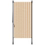 Orange and white steel fabric exterior roller blind by vidaXL, Awnings - Ref: Foro24-368768, Price: 57,92 €, Discount: %